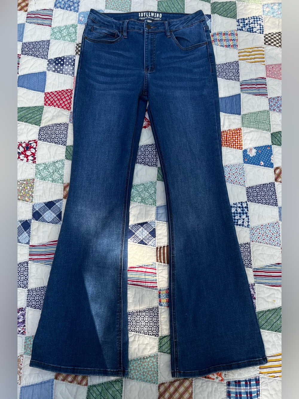 Idyllwind Women's Dark Indigo Flare Jeans